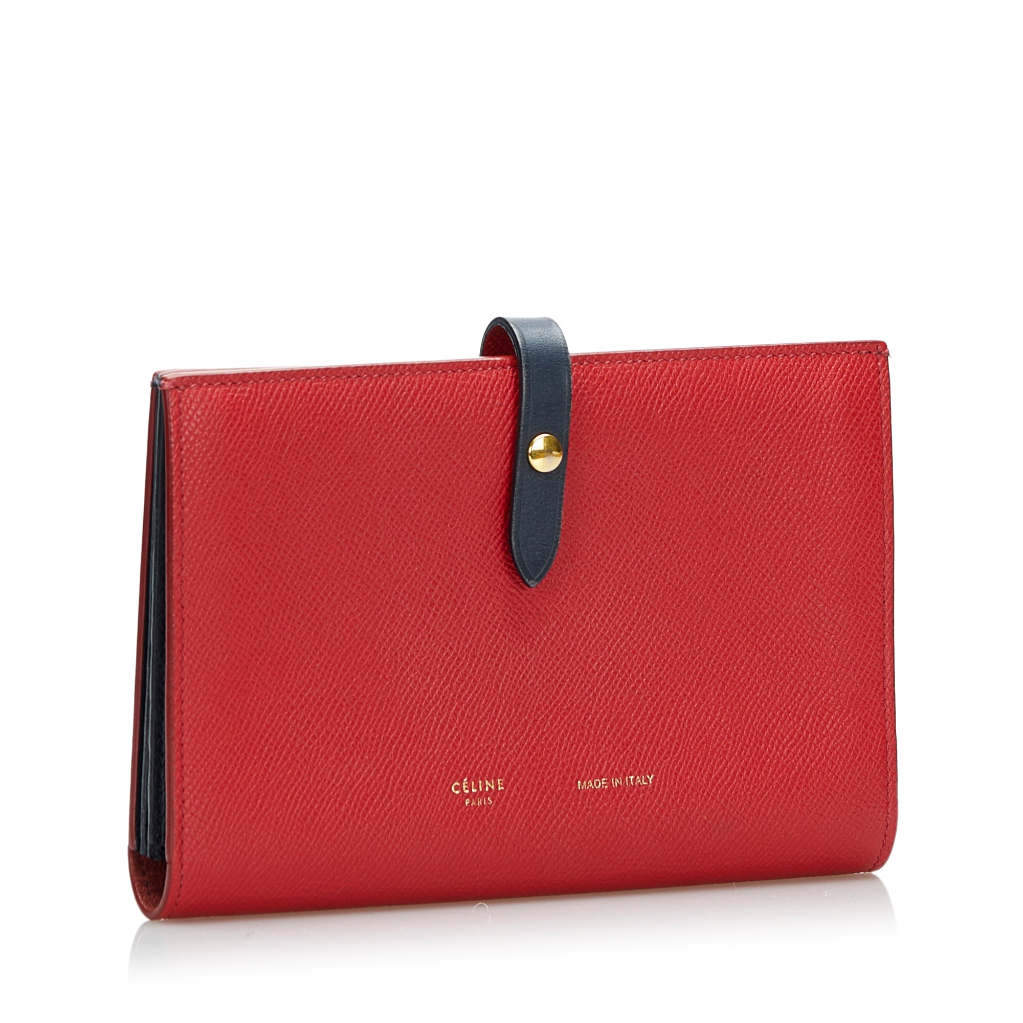 Céline large discount strap multifunction wallet