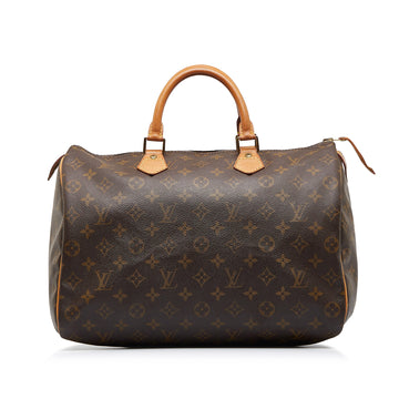 LOUIS VUITTON Monogram Speedy 35 Boston Bag