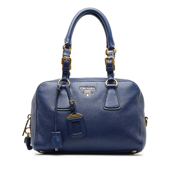 PRADA Vitello Daino Bauletto Shoulder Bag