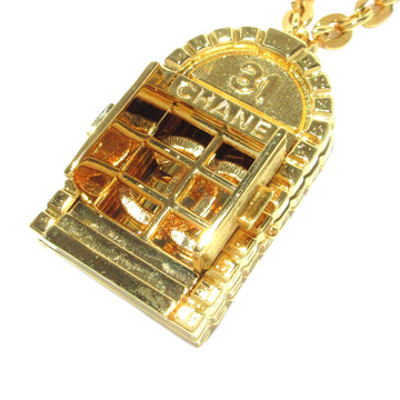 CHANEL 31 Rue Cambon Door CC Pendant Necklace Costume Necklace