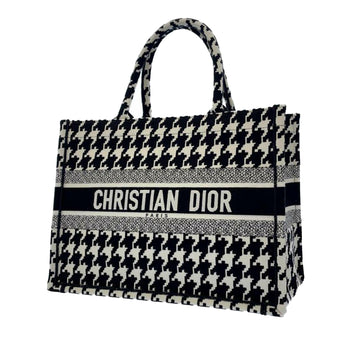 DIOR Medium Houndstooth Book Tote Tote Bag