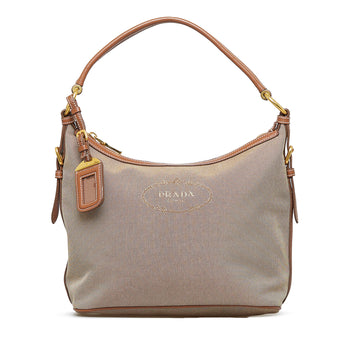 PRADA Canapa Shoulder Bag