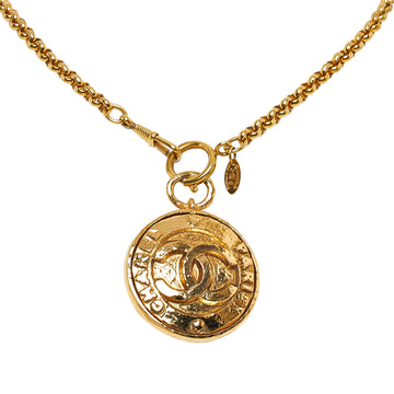 CHANEL CC Pendant Necklace Costume Necklace