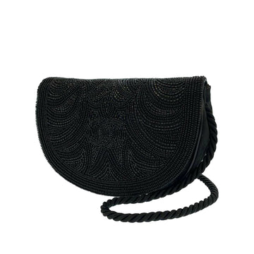 Chanel Satin Embelished Crossbody Bag