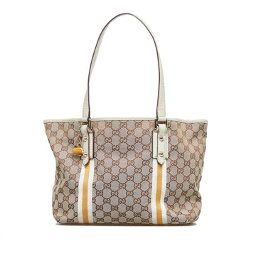 GUCCI GG Canvas Jolicoeur Tote Bag