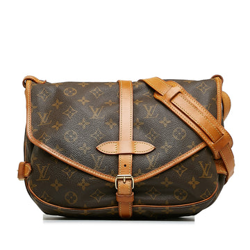 LOUIS VUITTON Monogram Saumur 30 Crossbody Bag