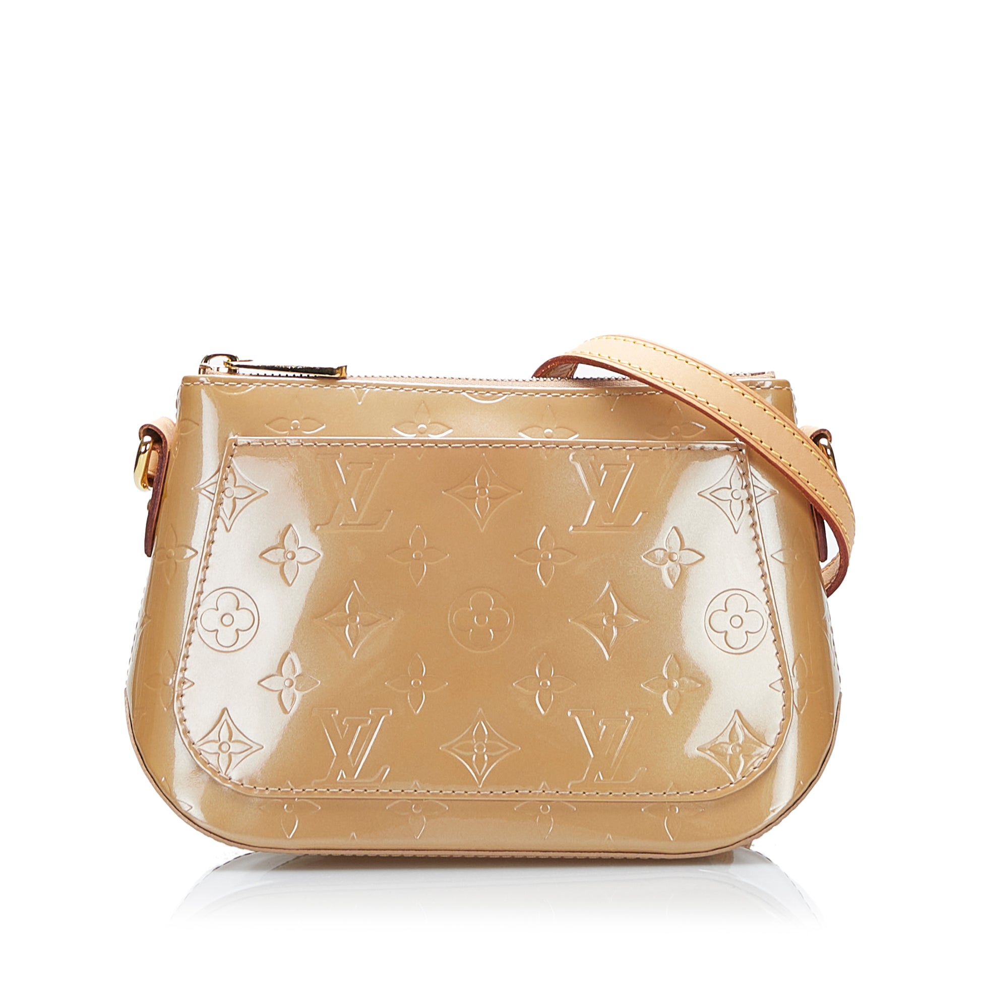 Minna Street, Used & Preloved Louis Vuitton Crossbody Bag, LXR USA, Beige