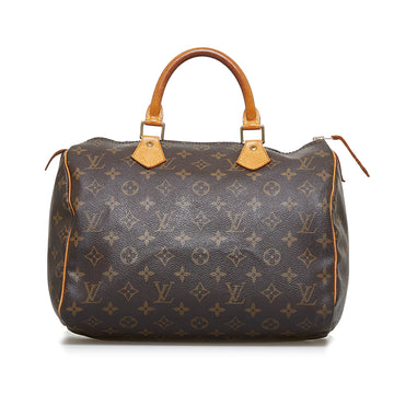 LOUIS VUITTON Monogram Speedy 30 Boston Bag