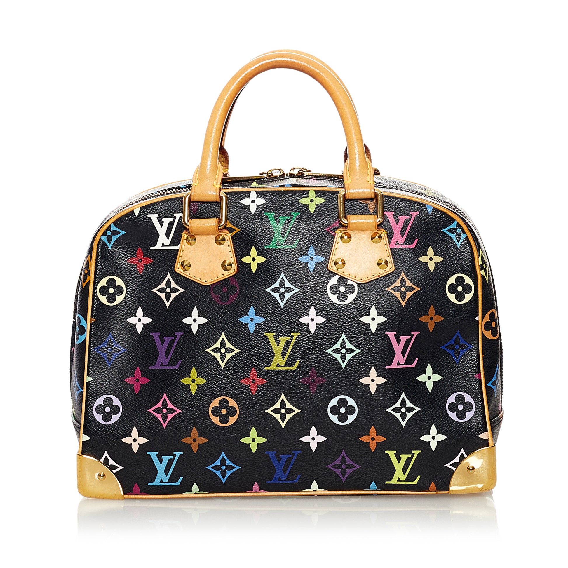 LOUIS VUITTON White Monogram Multicolor Trouville Satchel Bag - Sale