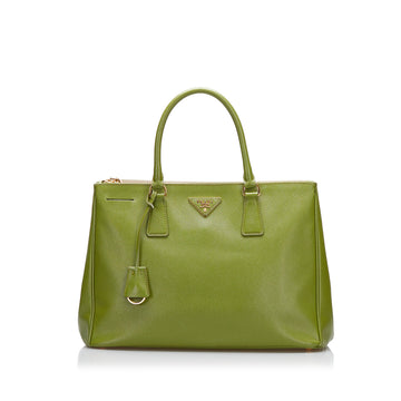 Prada Saffiano Lux Galleria Double Zip Tote Bag