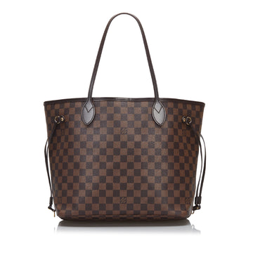 Louis Vuitton Damier Ebene Neverfull MM Tote Bag