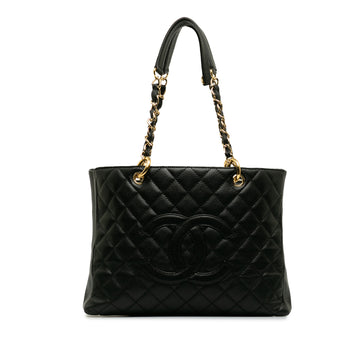 CHANEL Caviar Grand Shopping Tote Tote Bag