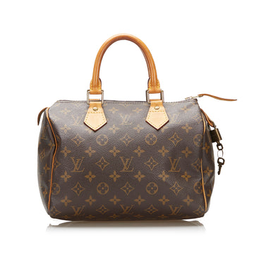 Louis Vuitton Monogram Speedy 25 Boston Bag