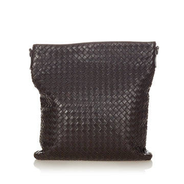 Bottega Veneta Intrecciato Leather Crossbody Bag