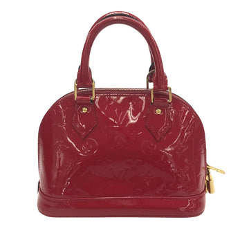 LOUIS VUITTON Monogram Vernis Alma BB Satchel