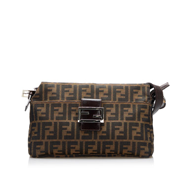 Fendi Zucca Canvas Shoulder Bag