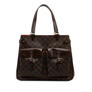 LOUIS VUITTON Damier Ebene Uzes Tote Bag