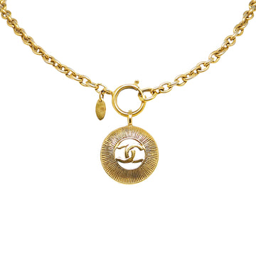 CHANEL CC Pendant Necklace Costume Necklace