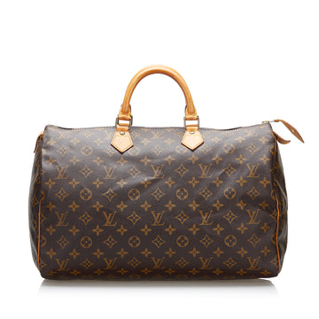 Louis Vuitton Monogram Speedy 40 Boston Bag