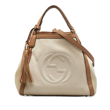 GUCCI Canvas Soho Satchel