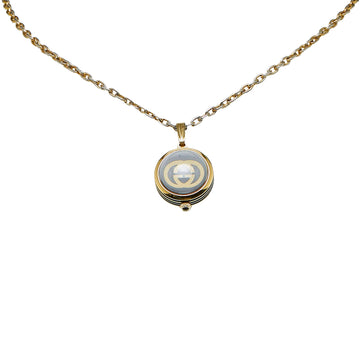 GUCCI Interlocking G Pendant Necklace Costume Necklace