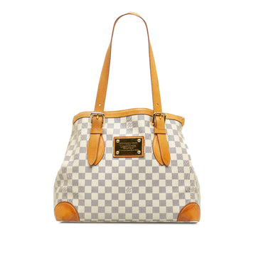 LOUIS VUITTON Damier Azur Hampstead MM Tote Bag