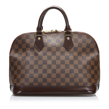 Louis Vuitton Damier Ebene Alma PM Handbag