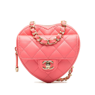 CHANEL Mini CC in Love Heart Crossbody Bag