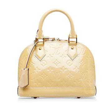 LOUIS VUITTON Monogram Vernis Alma BB Satchel