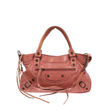 BALENCIAGA First Handbag in Pink Leather