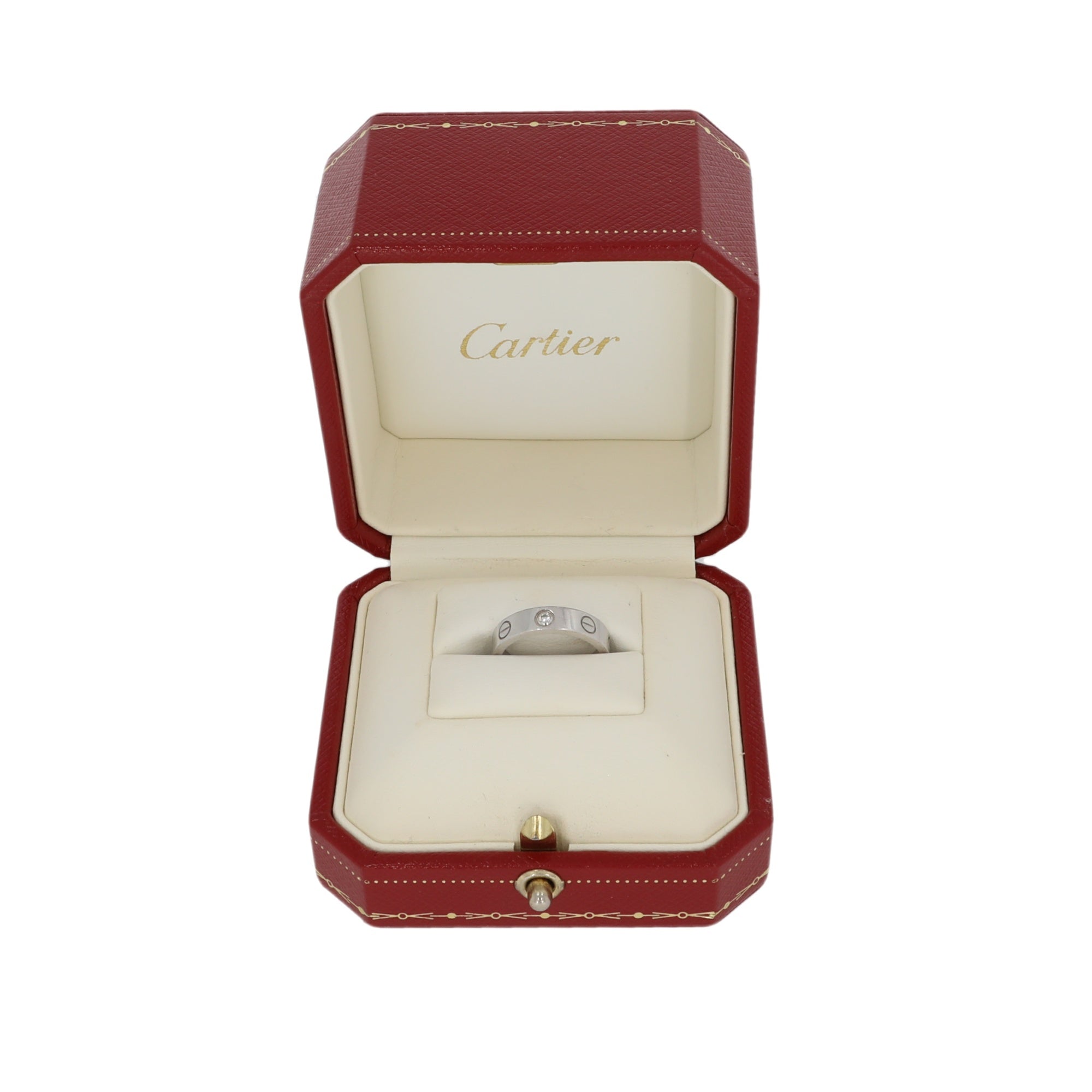 Cartier engagement ring discount box