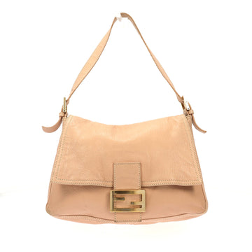 Fendi pre-owned beige Mamma Baguette Zucchino canvas shoulder bag