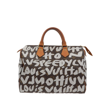 Stephen Sprouse x Louis Vuitton Monogram Grey Graffiti Speedy 30