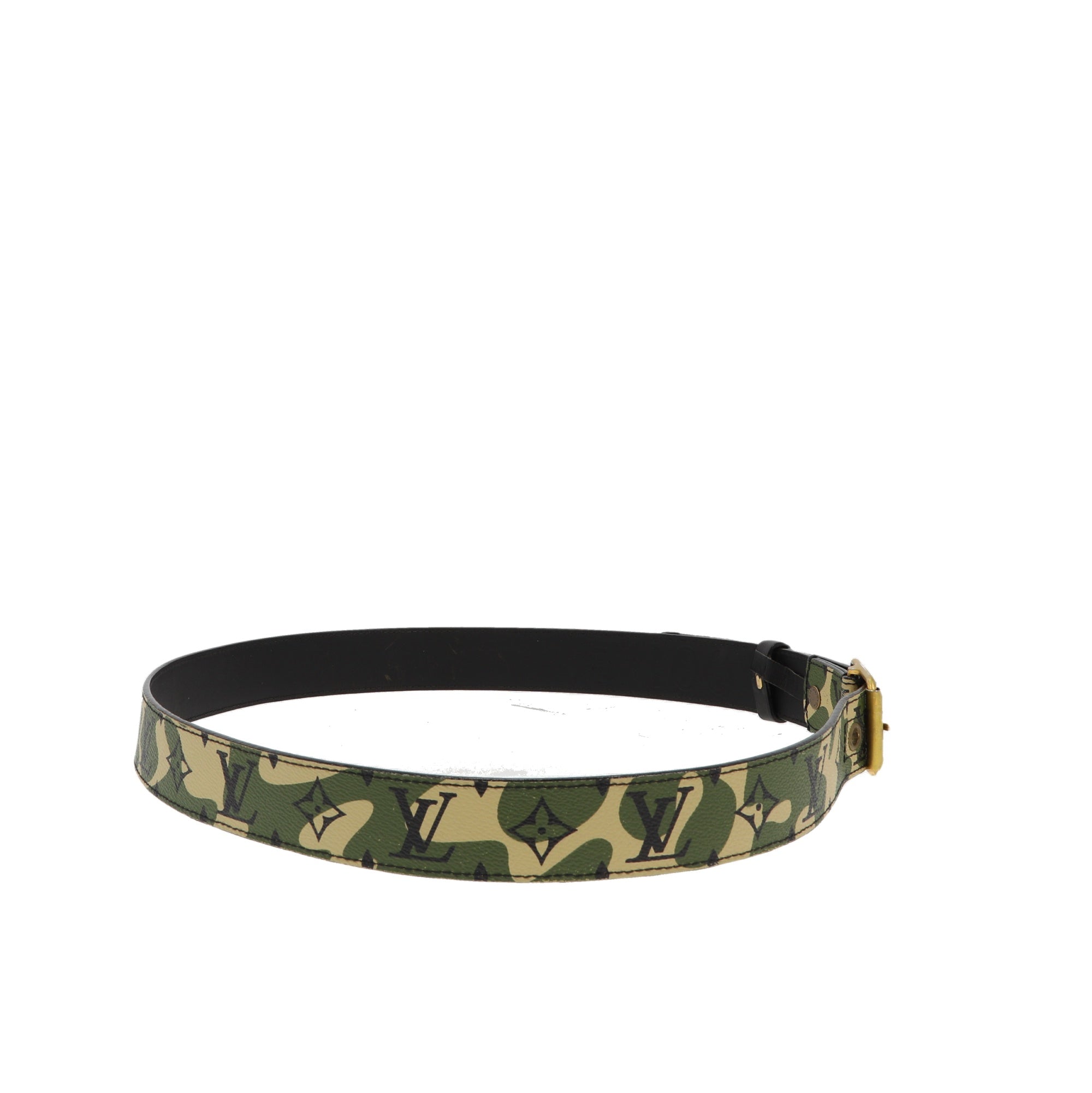 LOUIS VUITTON Limited Edition x Takashi Murakami Camouflage Belt