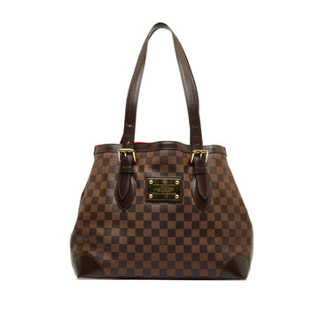 LOUIS VUITTON Damier Ebene Hampstead MM Tote Bag