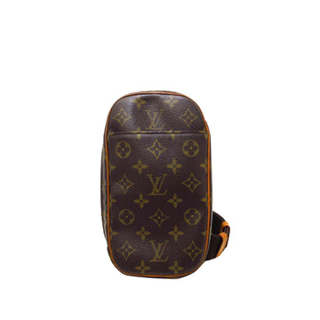 LOUIS VUITTON Monogram Pochette Gange Crossbody Bag