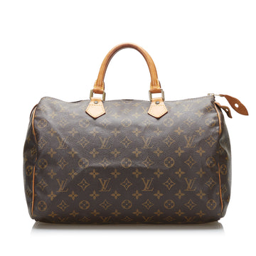 Louis Vuitton Monogram Speedy 35 Boston Bag