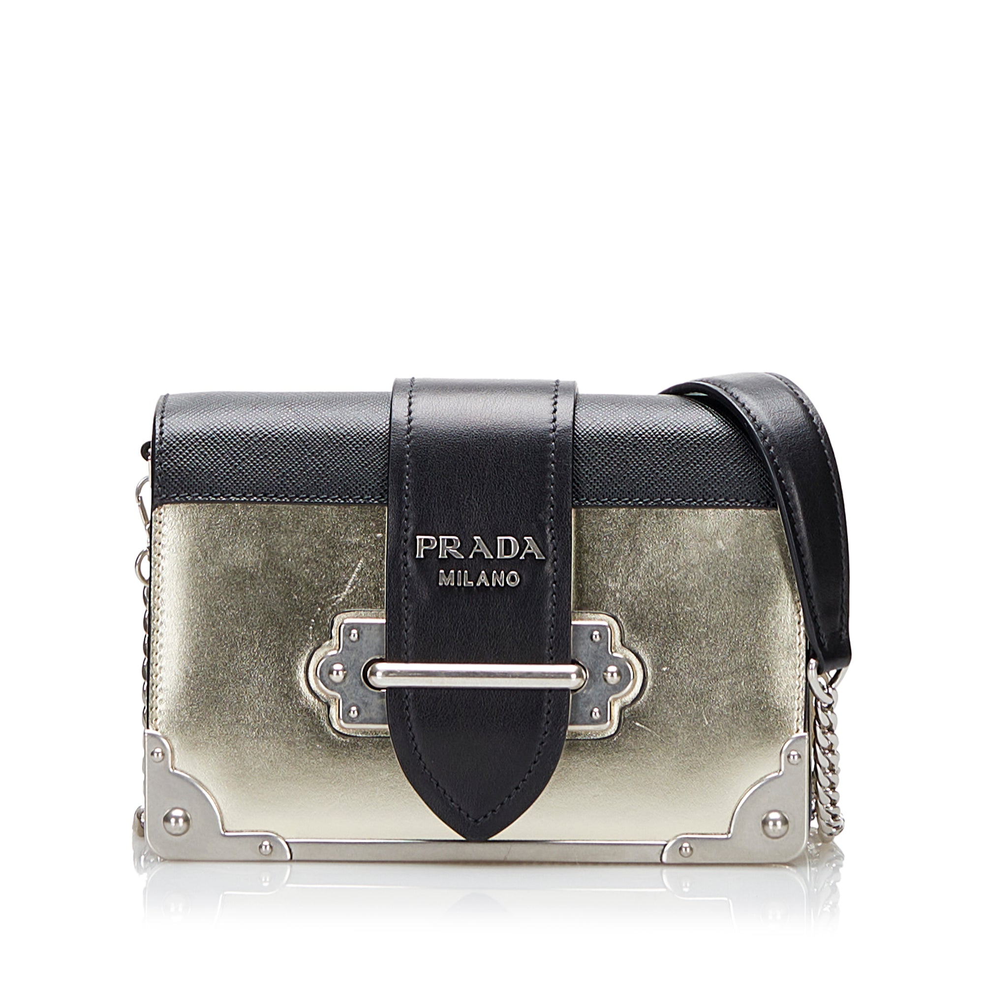 Prada best sale cahier silver