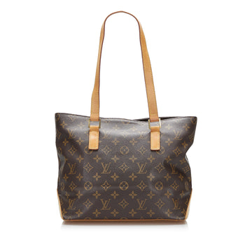 LOUIS VUITTON Monogram Cabas Piano Tote Bag