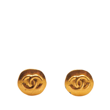 CHANEL CC Clip On Earrings Costume Earrings