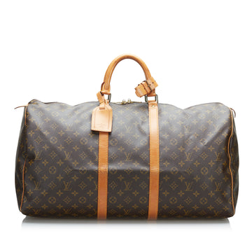 Louis Vuitton Monogram Keepall 55 Travel Bag