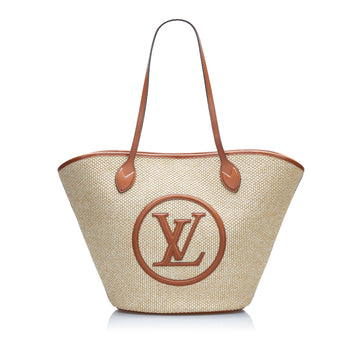 Louis Vuitton Saint Jacques Raffia Tote Bag