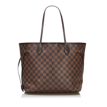 LOUIS VUITTON Damier Ebene Neverfull MM Tote Bag