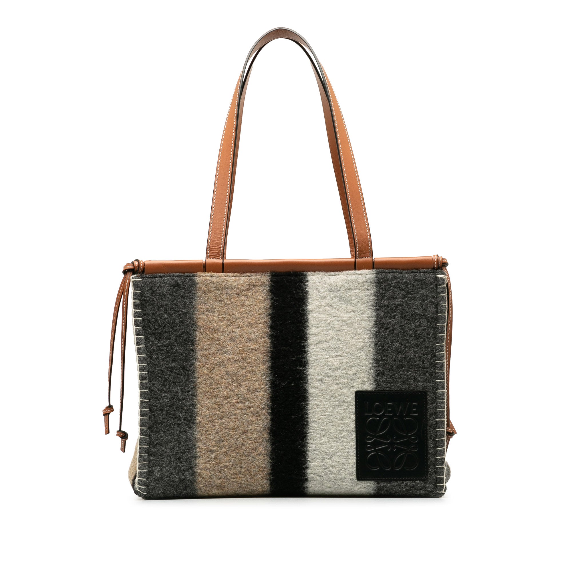 LOEWE Paula's Ibiza Wool Cushion Tote Tote Bag