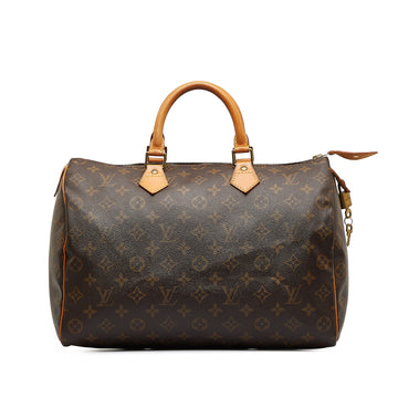 LOUIS VUITTON Monogram Speedy 35 Boston Bag