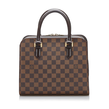 Louis Vuitton Damier Ebene Triana Handbag