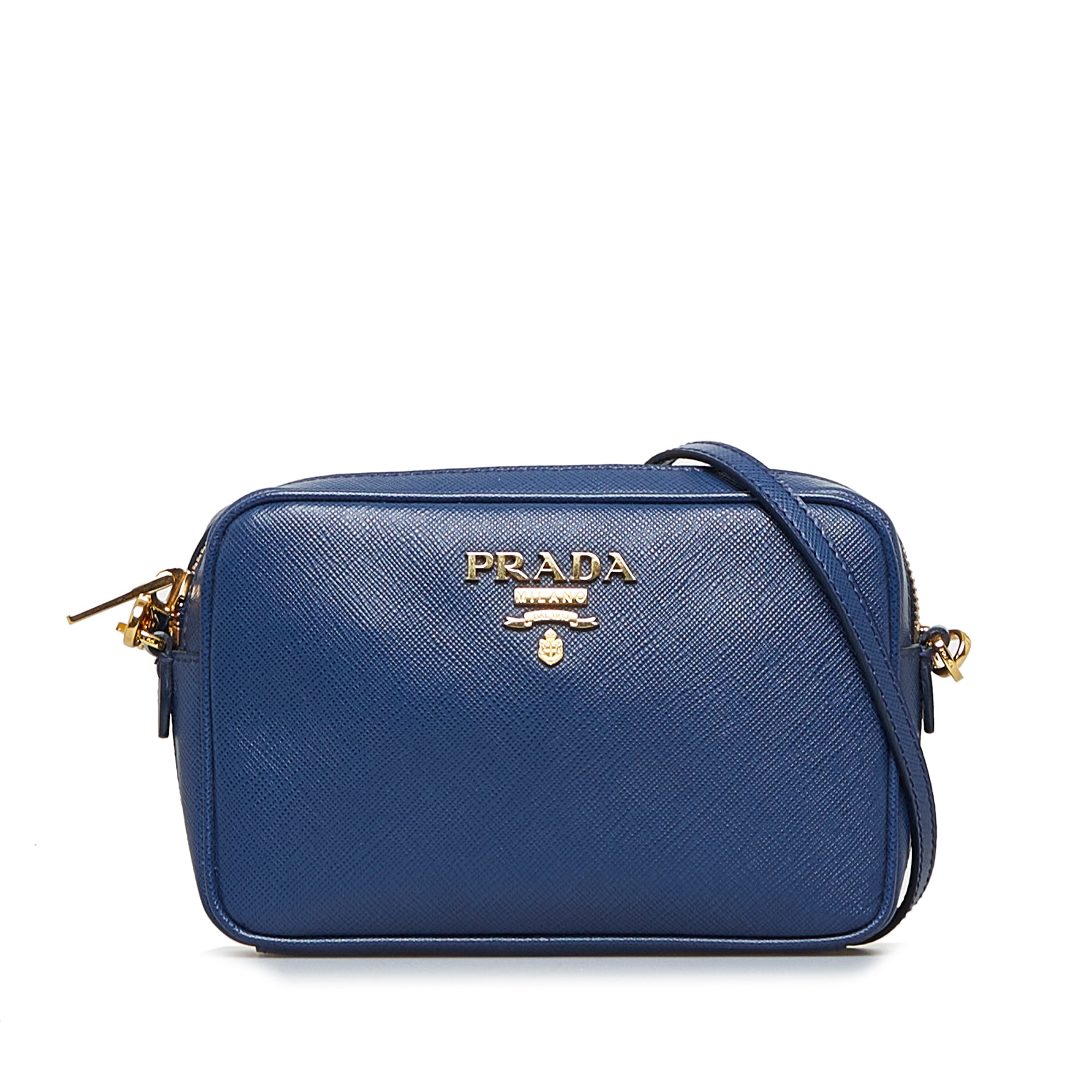 Prada saffiano cheap camera bag