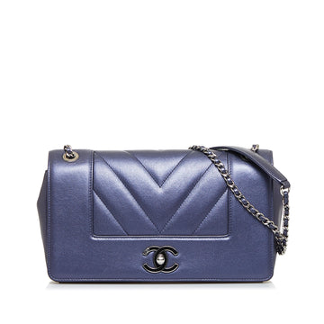 CHANEL Medium Mademoiselle Vintage Chevron Flap Bag