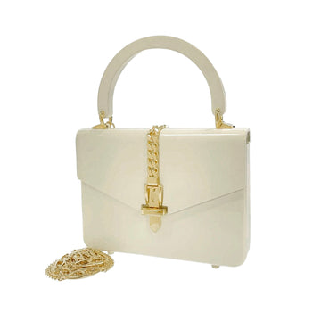 GUCCI Mini Plexiglass Sylvie 1969 Satchel