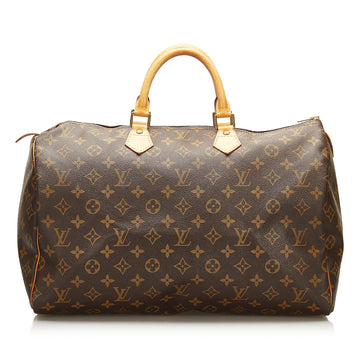 Louis Vuitton Monogram Speedy 40 Boston Bag